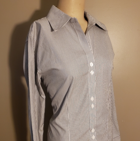 Gold Label Investments Button Down Blouse Size 8 - Picture 3 of 4